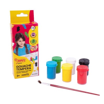TEMPERA 6 BOTES 15 ML SURTIDO