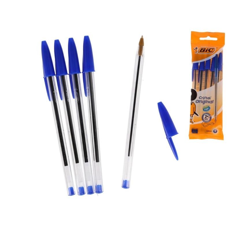 BIC CRISTAL BOLSA X5 UNID. AZUL