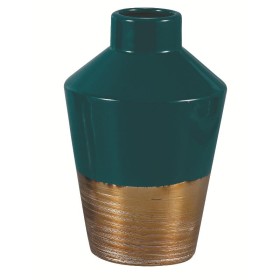 FLORERO PORCELANA VERDE PATO 13*13*20H CM
