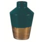 FLORERO PORCELANA VERDE PATO 13*13*20H CM
