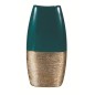 FLORERO PORCELANA VERDE PATO 13*6*26H CM
