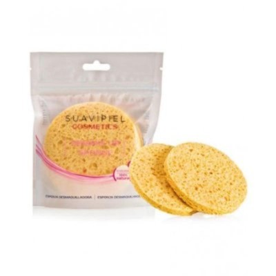 ESPONJA COSMETICA SUAVIPIEL DESMAQUILLAR 2 UNID