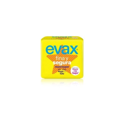 COMPRESA EVAX FINA SEGURA NORMAL MAXI 13 UNID.