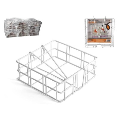 SERVILLETERO METAL PLASTIFICADO 27640-W