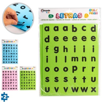HOJAS DE RECORTE ALFABETO EVA SURT 2 PZS