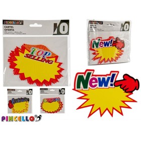 CARTEL OFERTA PALABRAS 10 PCS 10X14 CM S4