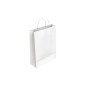 BOLSA PAPEL CELULOSA BLANCO S 24X10X32 CM