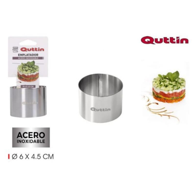 EMPLATADOR INOX RED 6X4.5 CM QUTTIN