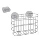CESTA BAÑO ARGUS 18X9.5X12.7 CM  CROMADO