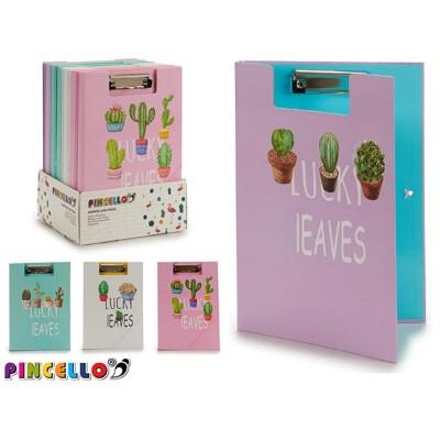 CARPETA CON PINZA Y GOMA A4 CACTUS SURT