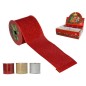 CINTA RAYADA PURPURINA 10 CM. X 4.5 METROS