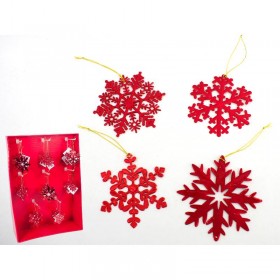 COLGANTE COPO ROJO 12CM. SURTIDOS