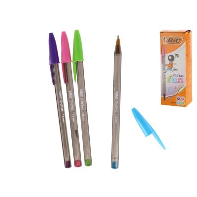 BOLIGRAFO BIC CRISTAL FUN SURTIDO