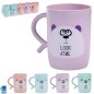 TAZA LOOK AT ME PLASTICO SURT 400 ML