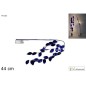 RAMO FOGLIE METALIZZATE C/14LED BLUSA             