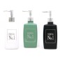 DISPENSADOR JABON CRISTAL 3 COL 500 ML