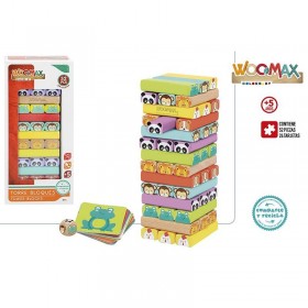JUEGO TORRE DE BLOQUES MADERA +5A