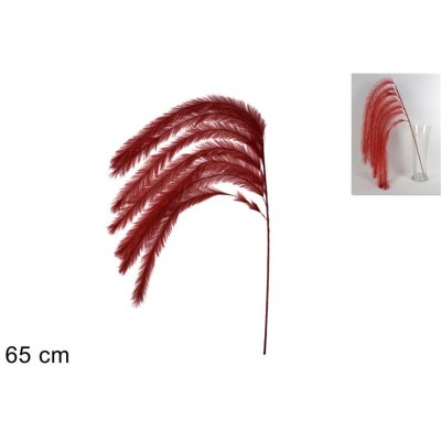 TALLO COLGANTES RAMAS EFECTO PLUMA ROJA
