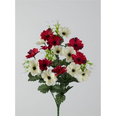RAMO ANEMONA X9 45 CM ROJO
