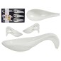 JGO 6 CUCHARAS PORCELANA APERITIVO
