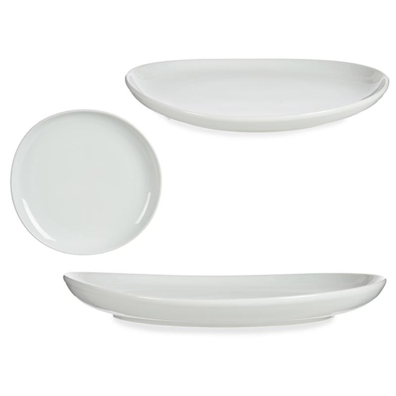 PLATO PORCELANA REDONDO 30 CM.
