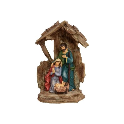 PORTAL NACIMIENTO 3 FIGURAS 20.6X12.5X8 CM