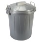 CUBO BASURA ESLA Nº4 REDONDO CON ASAS METAL 51 L