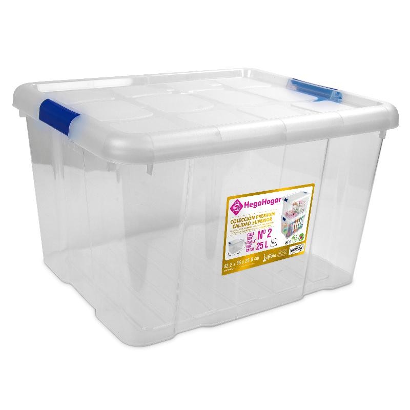 CAJA Nº 2 NEW BOX CON CIERRES 25 L 42.2X35X25.6 CM