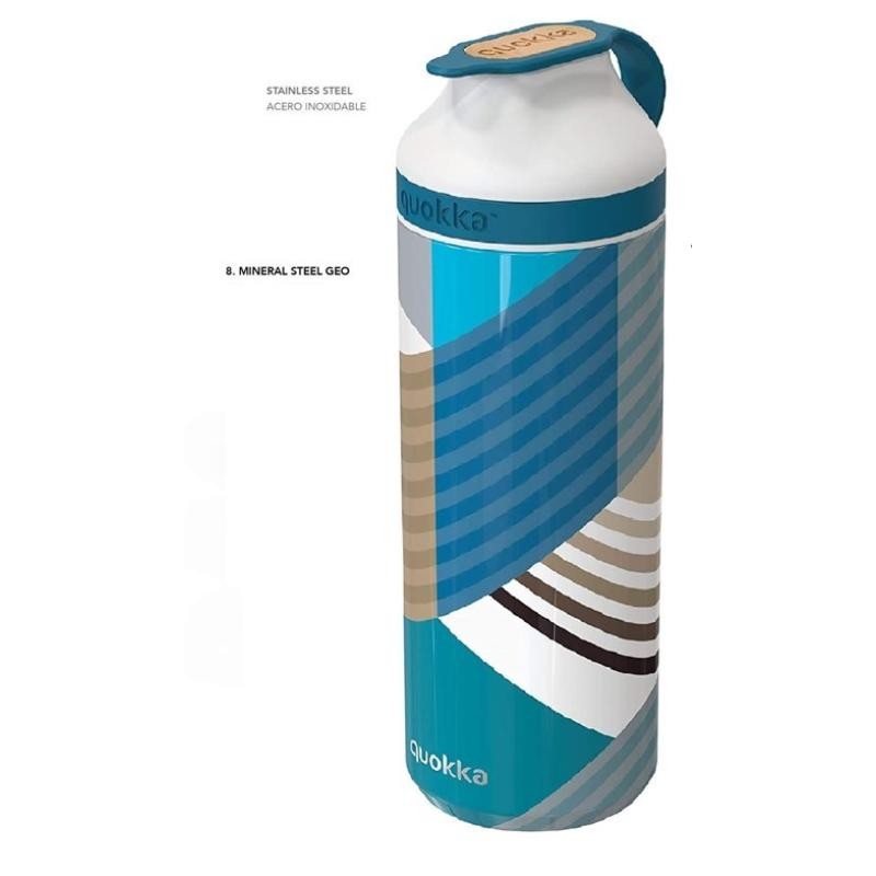 BOTELLA MINERAL STEEL GEO INOX 430 ML.