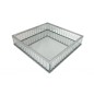 CAJA CRISTAL PLATA 18X18X4 CM.