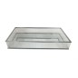 CAJA CRISTAL PLATA 30X15X4 CM.
