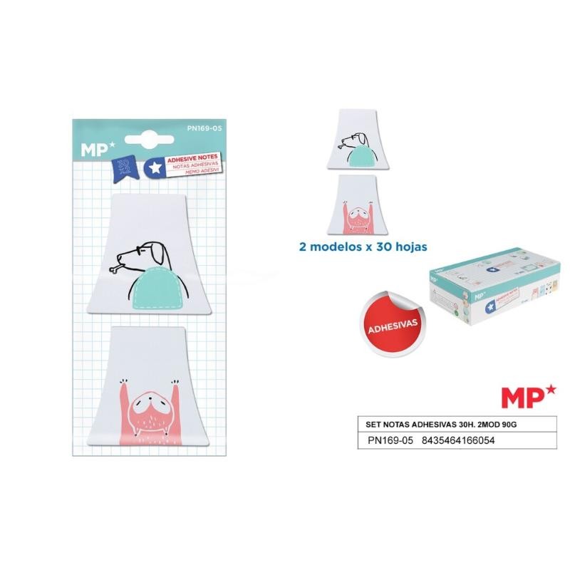 SET NOTAS ADHESIVAS 30H 2MOD 90 G