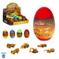 HUEVO SORPRESA COCHES DE CONSTRUCCION METAL SURT