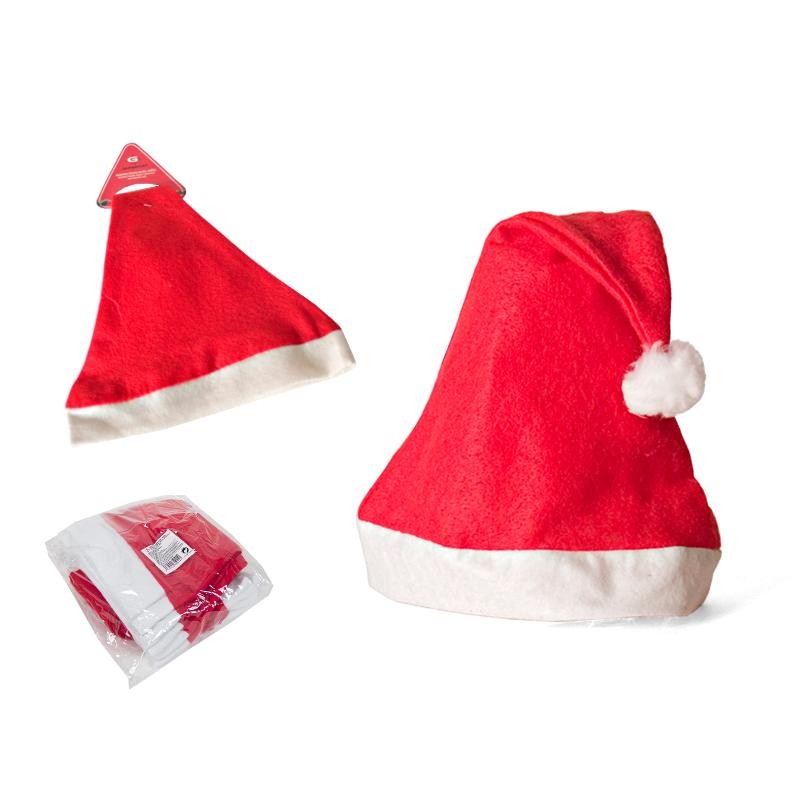 GORRO PAPA NOEL NIÑO 25X36 CM.