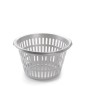 CESTA ROPA REDONDA PLATA