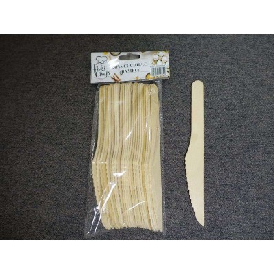 PACK CUCHILLO BAMBU 24 PCS                        