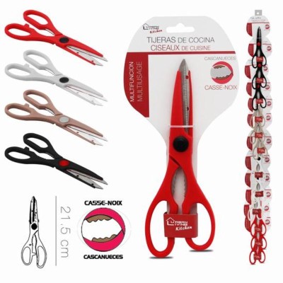 TIJERAS COCINA CON CASCANUECES 21.5 CM