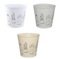 MACETA LATON 3 COL SURT 16*12*15 CM