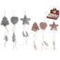 COLGANTE FIGURA C/PERLAS 30 CM 6STD