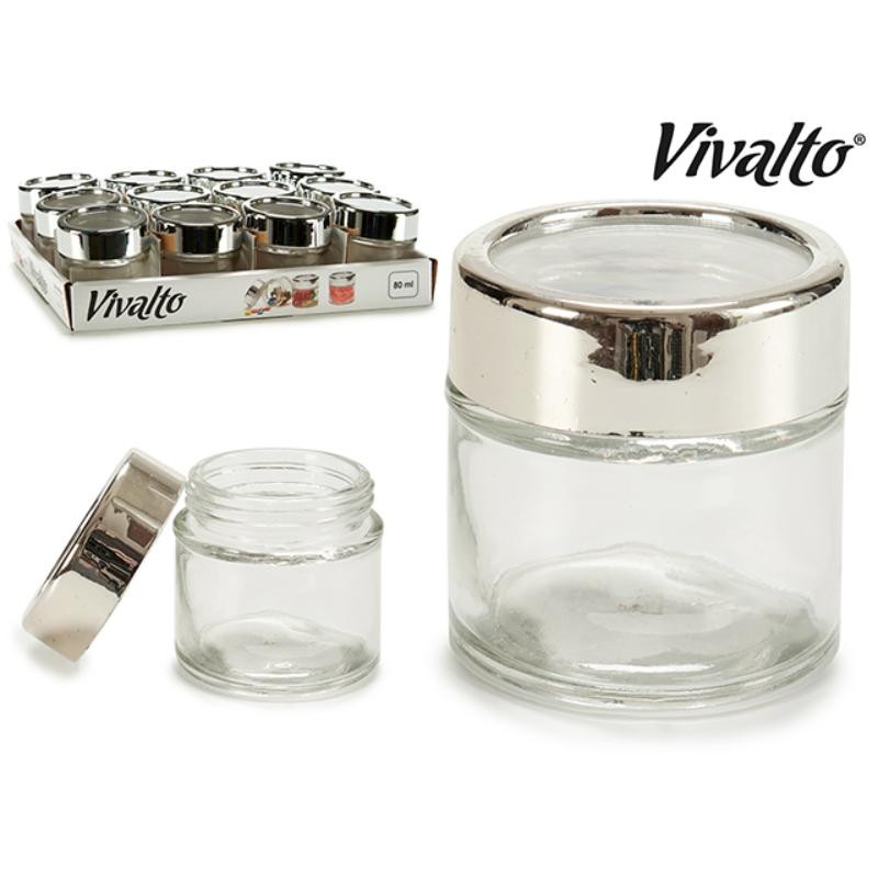 BOTE REDONDO CRISTAL TRANSPARENTE CON