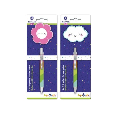 AQUARELLE SET BOLIGRAFO Y TACO DE NOTAS