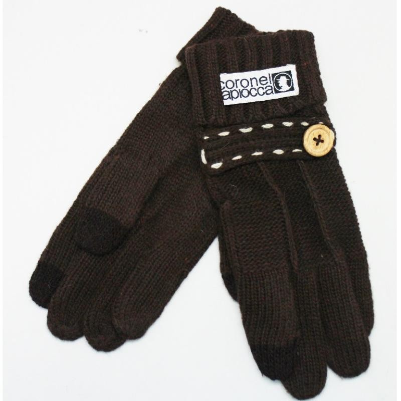 GUANTE CORONEL ACRILICO MARRON