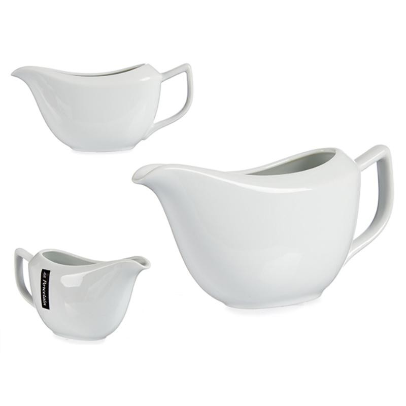 SALSERA PORCELANA BLANCA 400 ML