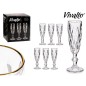 COPA CAVA 170 ML DIAMANTE FILO ORO