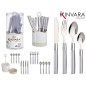 SET 16 CUBIERTOS ACERO INOX MANGO