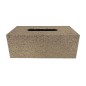 CAJA PAÑUELOS 27*14*10 ORO
