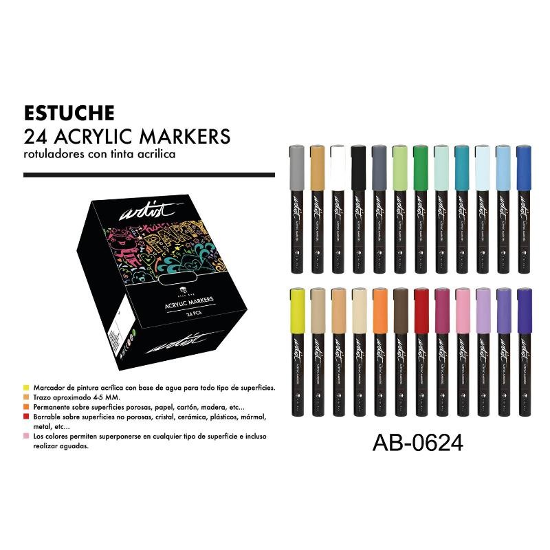 ESTUCHE ACRILICO GAMA ARTIST OR