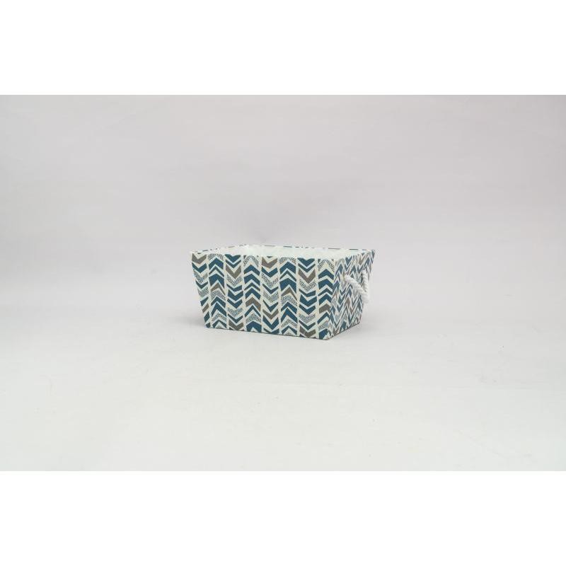 CESTA IND 35*25*15 AZUL/GRIS