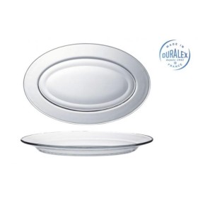 FUENTE OVAL TRANSP 31 CM LYS