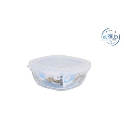 FIAMBRERA TRANSP 9 CM CUADR C/TAPA FRESHBOX